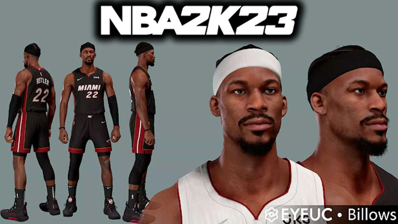 NBA 2K23 Jimmy Butler Cyberface Converted from 2K22