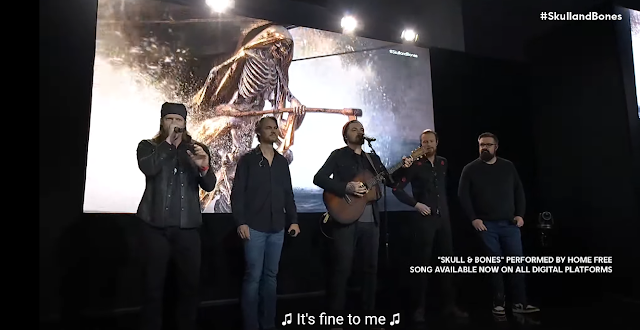 Ubisoft Forward June 2023 Skull & Bones performed by Home Free band on stage