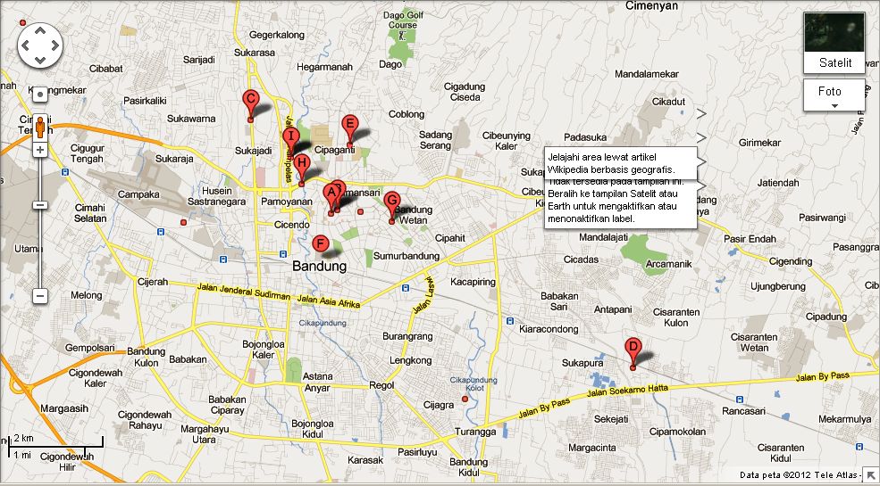 Daftar Alamat Peta Lokasi Distro-Distro di Bandung 