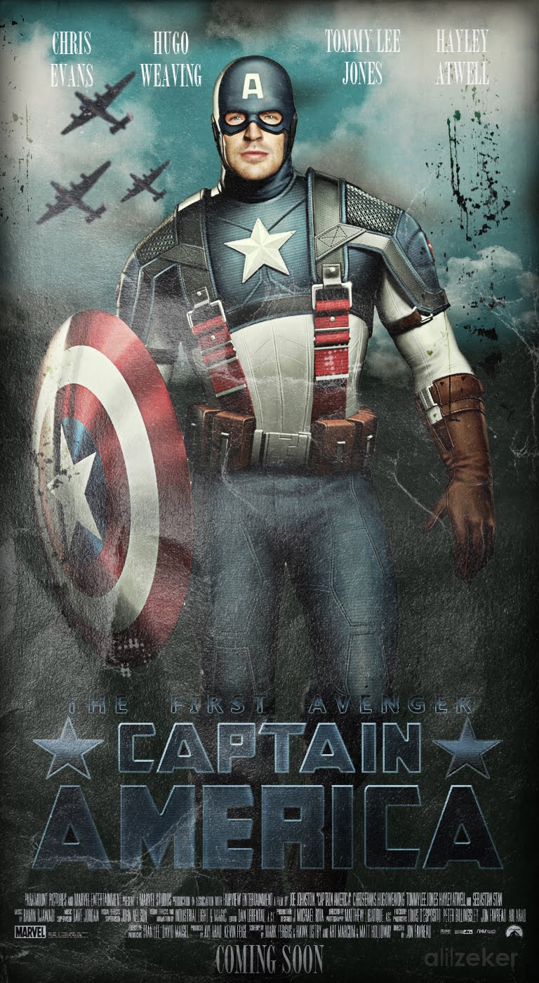 captain america movie poster