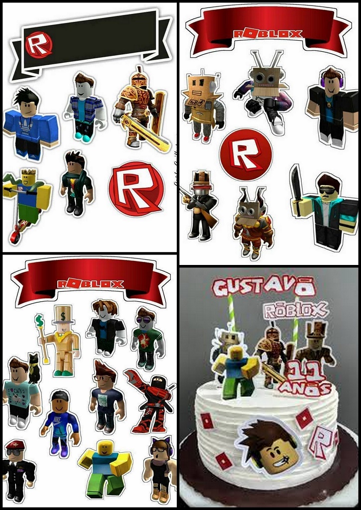 Roblox Free Printable Cake Toppers Oh My Fiesta For Geeks - roblox picture printable