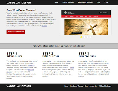 Vandelay Design website