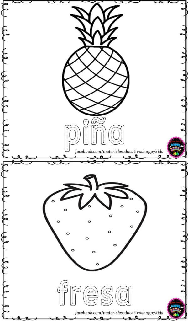 Cuaderno de Frutas | Materiales Educativos para Maestras