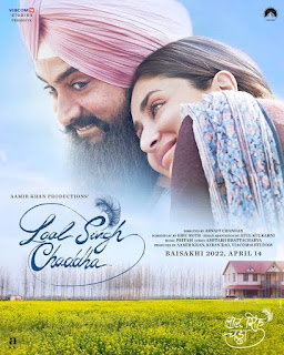 Bollywood star Aamir khan Latest movie Lal singh chadda poster