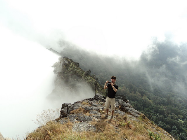 Trekking at Two Season Cliff