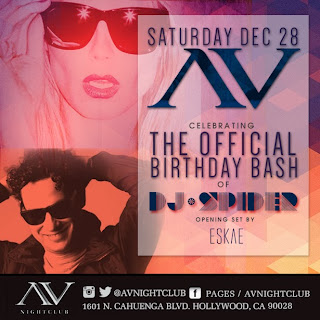 "AVnightclub Hollywood Saturdays 2013 December 28 flyer image"
