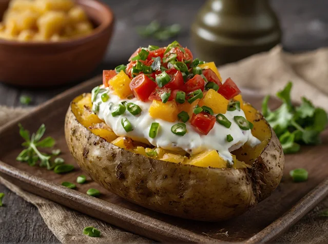 Baked Potato with Toppings: A Versatile and Comforting Culinary Delight