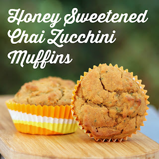 Honey Sweetened Chai Zucchini Muffins Recipe 
