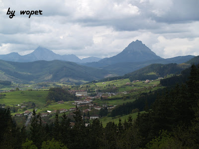 paisaje verde del País Vasco