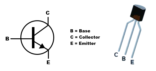 Simbol dan Bentuk Transistor NPN