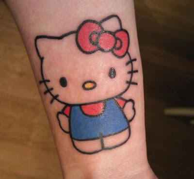 hello kitty tattoos. The Classic Hello Kitty Tattoo