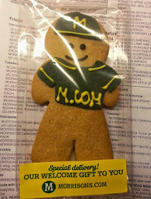 Morrisons Delivery Man Gingerbread in uniform