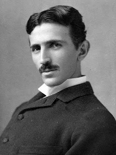 Nikola Tesla Circa 1890 from Wikipedia