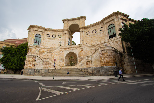 Scalinata di Piazza della Costituzione-Cagliari