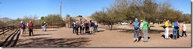 A group hike pan