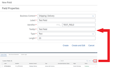 How to create a custom field with Custom Field and Logic App and transporting field in SAP S/4HANA