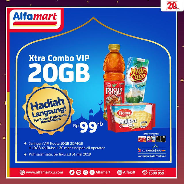 #Alfamart - #Promo Beli Xtra Combo VIP Hanya 99K Free Hadiah Langsung (s.d 31 Mei 2019)
