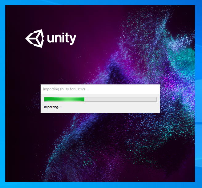 Unity Hub ユニティ インストール 導入 手順 方法 Install Setup 長い プロジェクト作成 New Project Importing