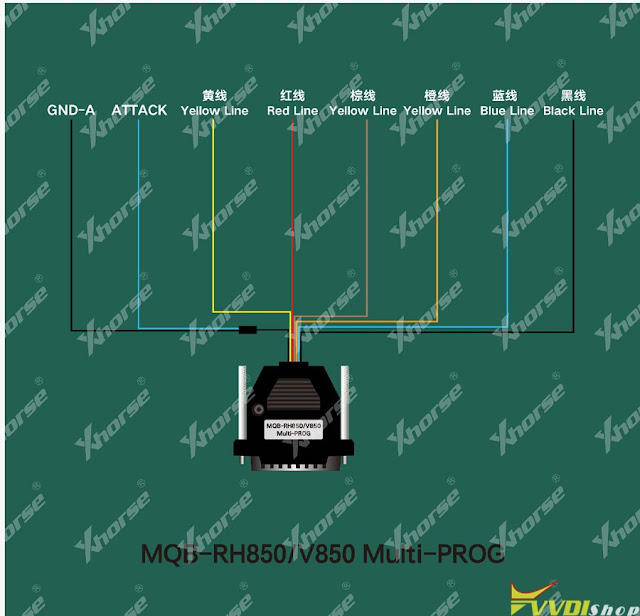 xhorse multi prog rh850 cable