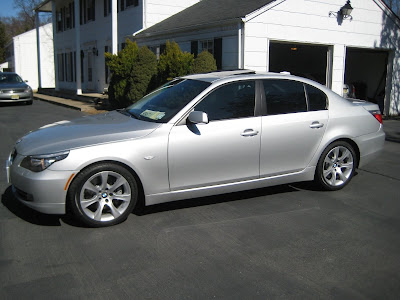 silver 535i bmw e60 Sport