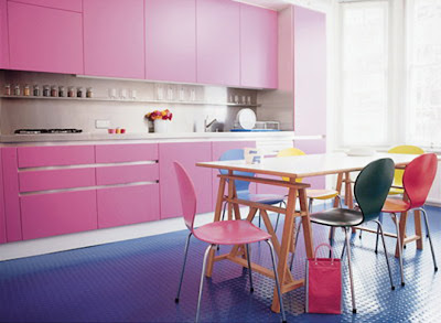  Kitchen Design on Modern Pink Kitchen Design By Julie Michiels   Interior Design