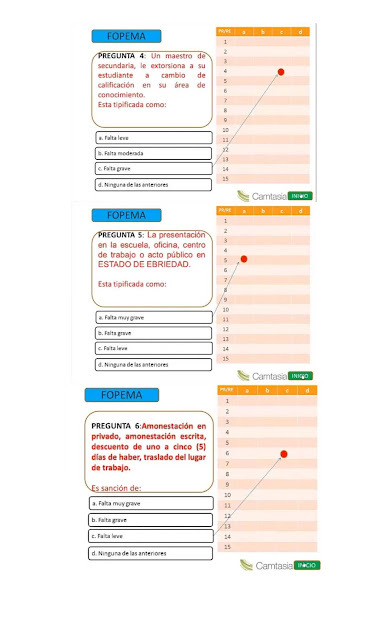 Preguntas del Ascenso de Categoría Reglamento de Faltas y Sanciones