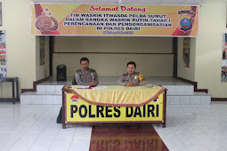 Wasrik Rutin Tahap I Perencanaan Dan Pengorganisasian Di Polres Dairi Oleh Itwasda Polda Sumut