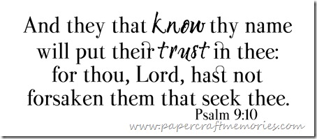 Psalm 9:10