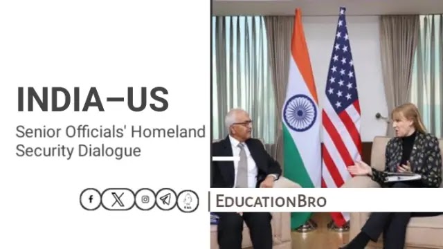 India-USA Senior Officials Homeland Security Dialogue held in New Delhi