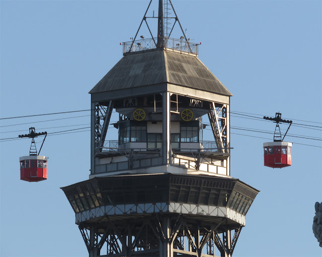 Torre Jaume I, Telefèric del Port (Port Vell Aerial Tramway), Port Vell (Old Harbor), Barcelona