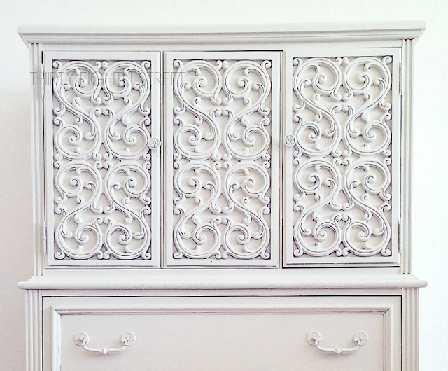 white painted armoire, white painted furniture, diy painted furniture, white milk paint, milk paint furniture