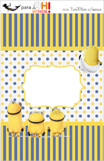 Sexy Minions Free Printable Labels.