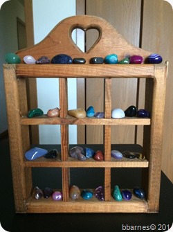 Rocks on shelf Rocks on shelf
