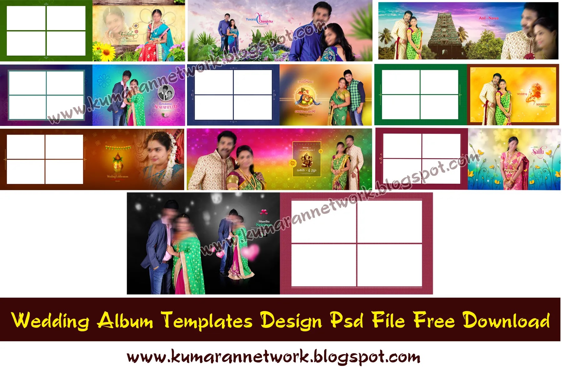 12X36 Album Design PSD 2022 Free Download Vol-02 - Kumaran Network