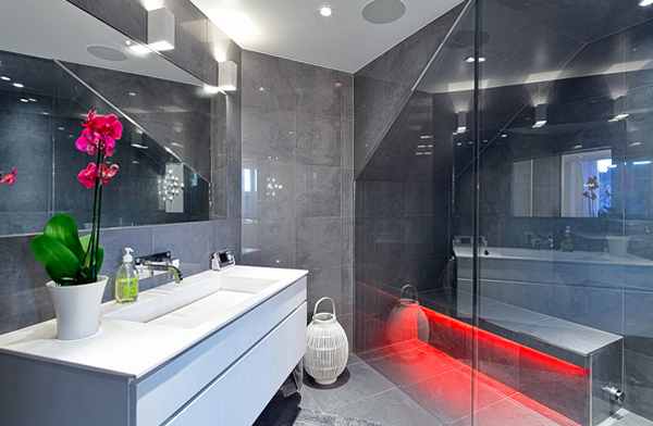 Futuristic Bathroom Design Idea