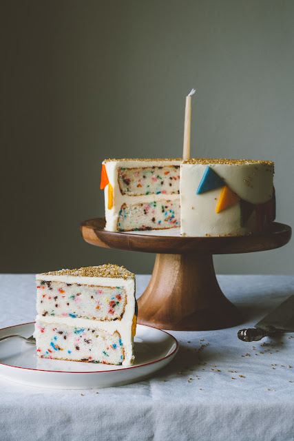 Funfetti Cake: romantic recipes for valentine's day on hello lovely studio