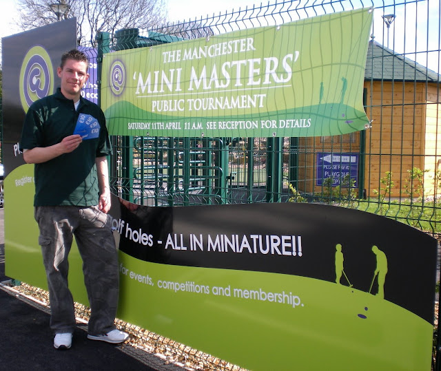 The 'Mini Masters' minigolf tournament in Manchester