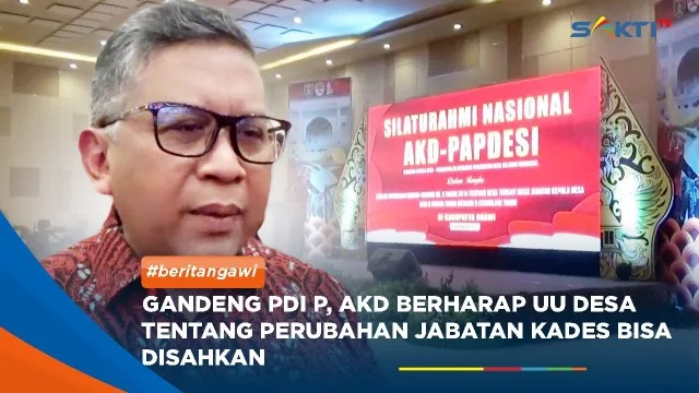 PDIP Setuju dengan Penambahan Masa Jabatan Kades Jadi 9 Tahun, Asal .....