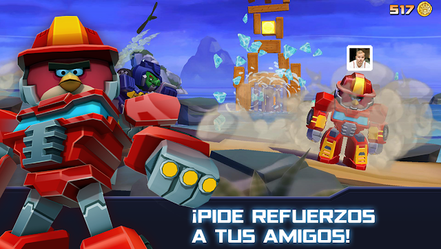 Angry Birds Transformers v1.22.4 Apk + Mod (Dinero) + Data Android