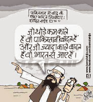 india pakistan cartoon, hafiz saeed cartoon, flood