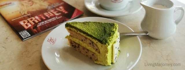Matcha Cake at Figaro