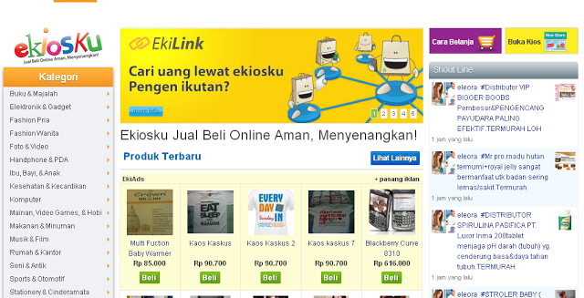 Cari Uang lewat ekiosku.com