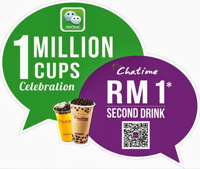 WeChatime 1 Million Cups Celebration Promotion