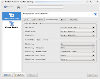 Kubuntu Window Behavior 