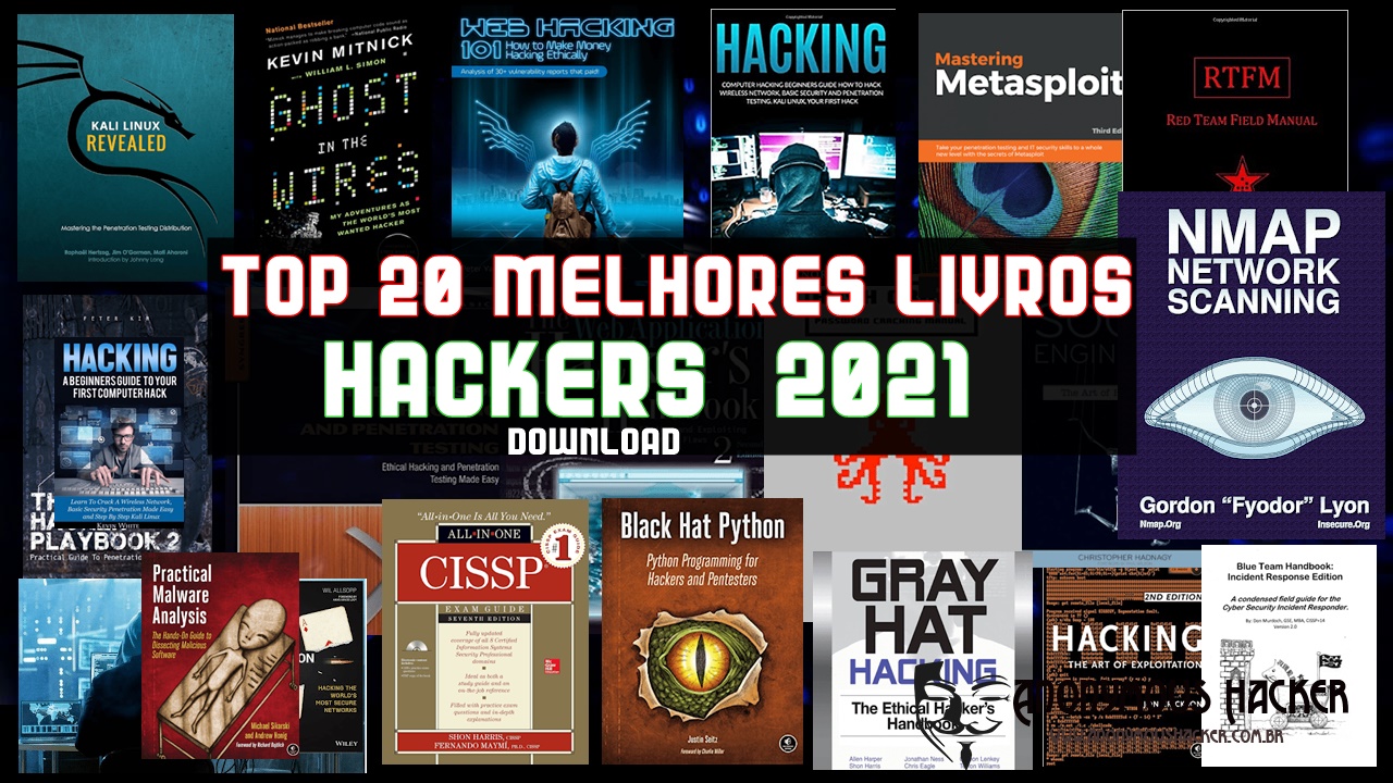 20 melhores livros gratuitos sobre hackers  2021