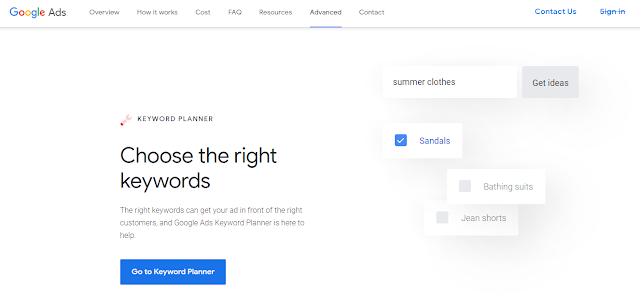 Google Keyword Planner