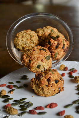 Biscuits aux céréales fruits secs et figues  © Popote et Nature