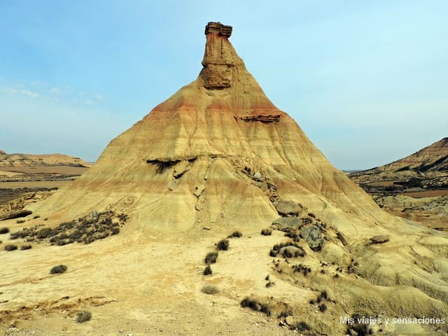 Castideltierra, chimenea de las hadas, bardenas reales