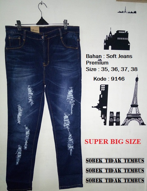 Jual Celana Jeans Robek Wanita Murah