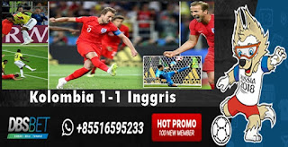 kolombia 1-1 inggris piala dunia 4 juli 2018
